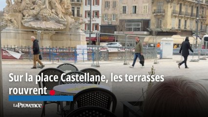 Sur la place Castellane, les terrasses rouvrent