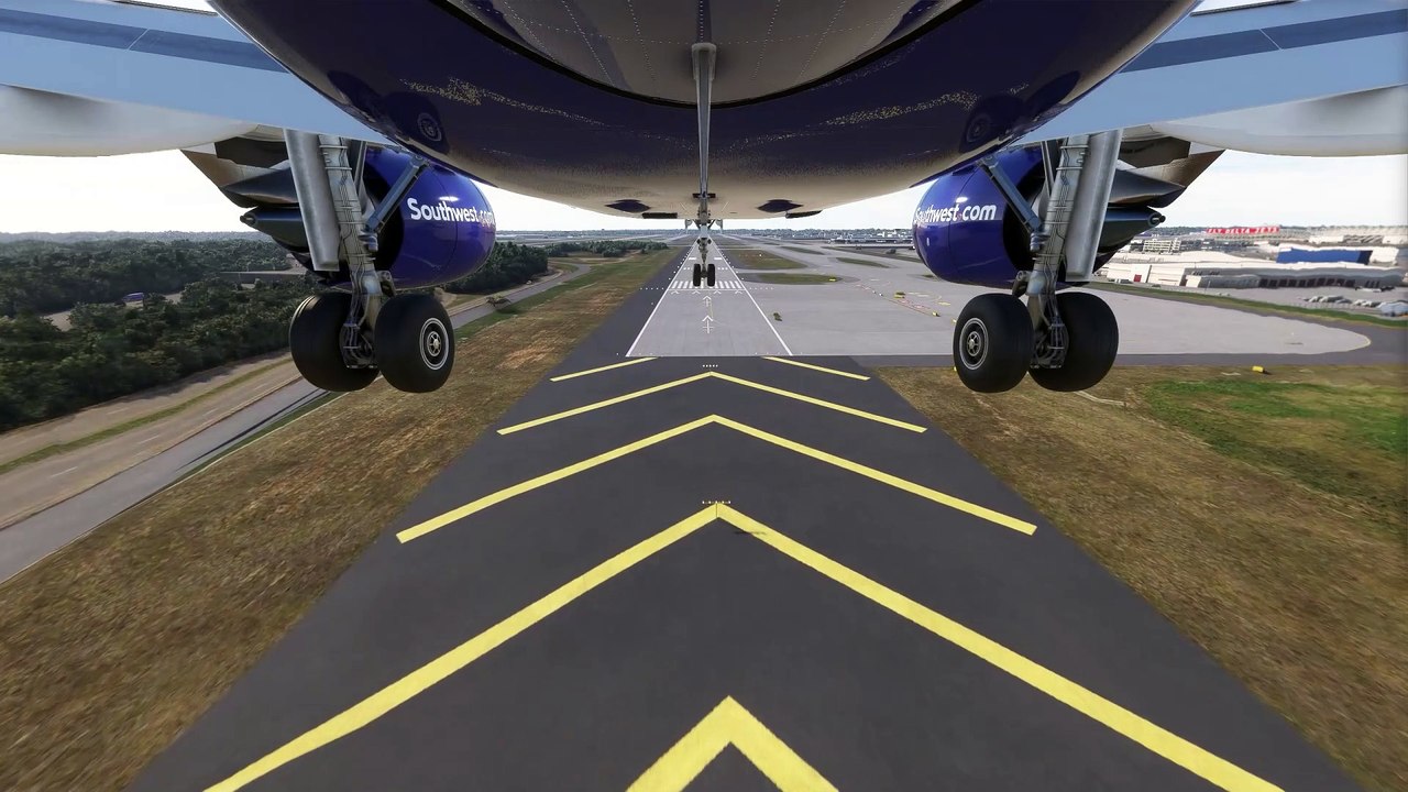 Aesthetic Touchdown: Southwest Airlines A320neo at Hartsfield-Jackson Atlanta Intl Airport, USA #flights #fly #flightlovers #Canada #USA #Japan  #aviation #flying #FlyingLovers #aviationlovers