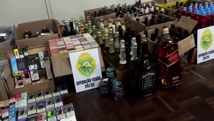 PM apreende contrabando em Guaratuba