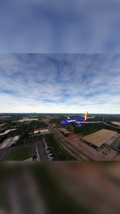 Graceful Landing: Southwest Airlines A320neo at Hartsfield-Jackson Atlanta International Airport (ATL), Atlanta, USA