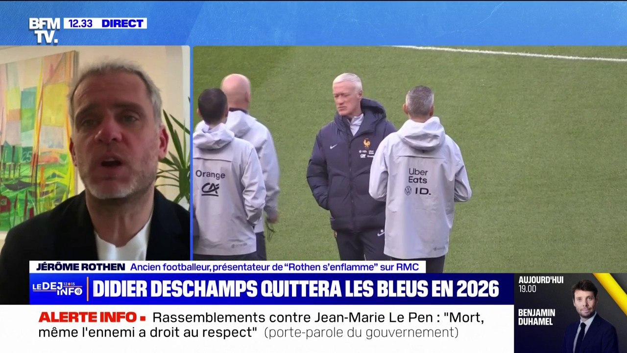 Didier Deschamps quitte les Bleus: "Pour moi, le timing n'est pas bon", affirme Jérôme Rothen