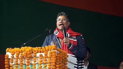 মাজুলীত জলসম্পদ বিভাগৰ মন্ত্ৰী পিযুষ হাজৰিকা