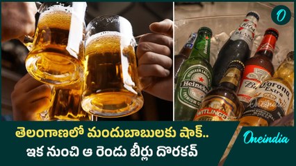 Shocking News | సంక్రాంతికి Kingfisher, Heineken బీర్లు బంద్ | Oneindia Telugu