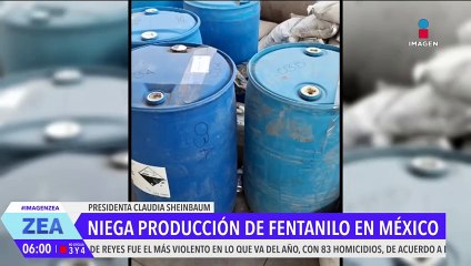 Claudia Sheinbaum niega que en México no produzca fentanilo