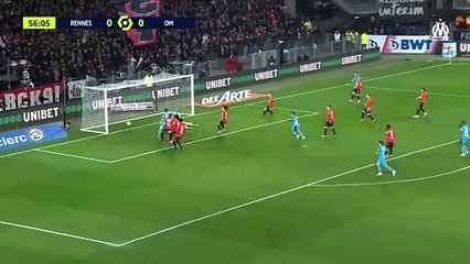 2022-2023 I Rennes 0-1 OM : Le but de Sead Kolasinac