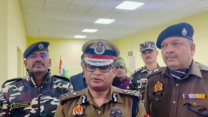 महाकुंभ मेले के मद्देनजर भारत नेपाल सीमा का आईजी ने किया निरीक्षण