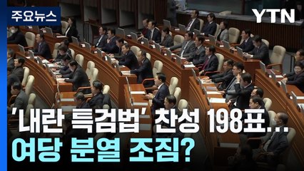 "찬성하면 탈당해라" 경고에도 이탈표...여당 분열 조짐? / YTN