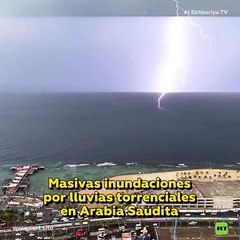 VIDEO: Arabia Saudita en “alerta roja” por tormentas e inundaciones