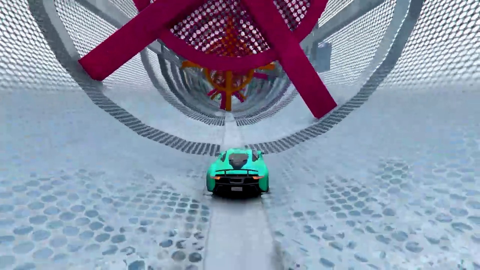 4k - GTA 5 PARKOUR CAR RACE GAMEPLAY