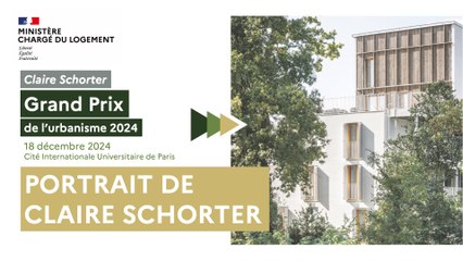 Grand Prix de l'urbanisme et Palmarès des jeunes urbanistes 2024 - Portrait de Claire Schorter