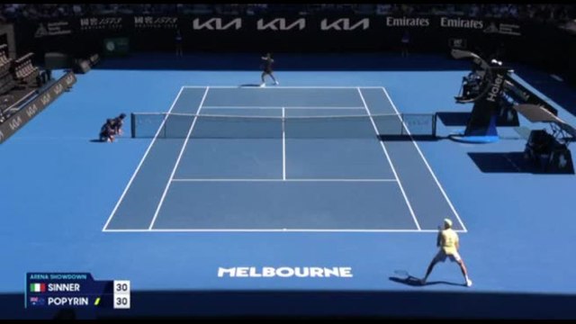 Per Sinner match d'esibizione a Melbourne prima degli Australian Open