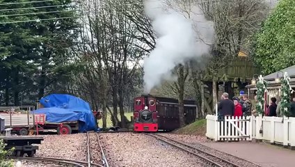 Steam Train at Perrygrove Railway Adventure