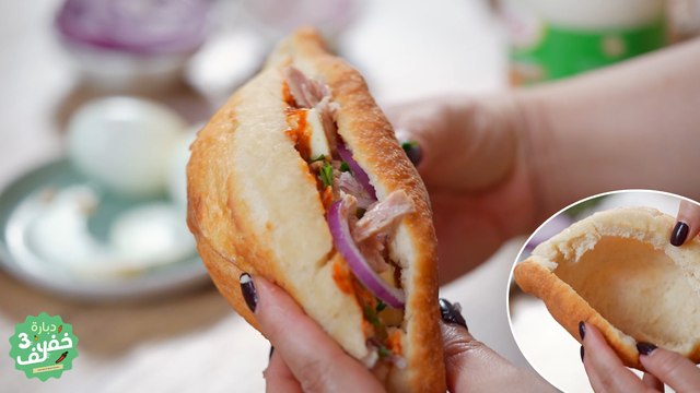 Sandwich fricassé - Dbara khef lef 3 Ep 18