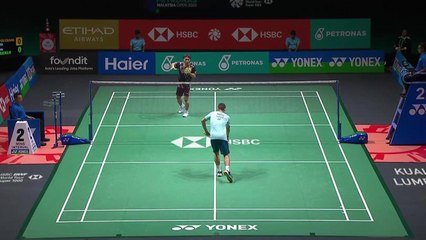 Le replay du 1er tour de Christo Popov - Badminton - Open de Malaisie