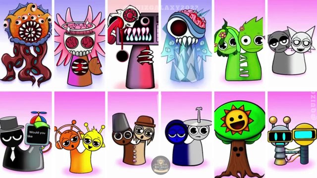 Compilation Incredibox | Sprunki OC ALL Phases