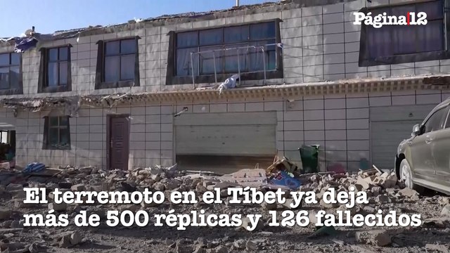 El terremoto en el Tíbet deja ya más de 500 réplicas y 126 fallecidos