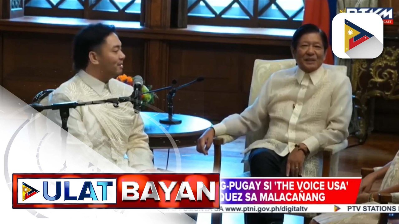 PBBM, binigyang-pugay si 'The Voice USA' winner Sofronio Vasquez sa Malacañang