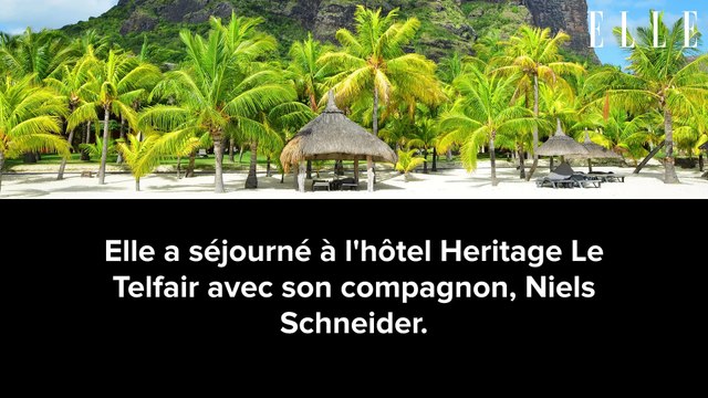 Virginie Efira en vacances, elle dévoile un aperçu de son séjour à Maurice