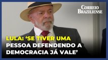 Lula defende democracia em cerimônia que relembra os ataques do 8 de janeiro