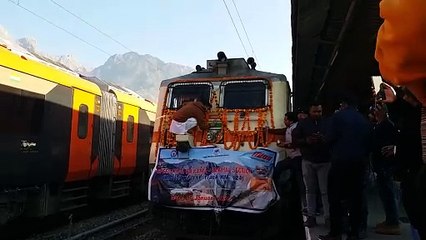 High speed trial run conducted on Katra to Banihal stretch of USBRL