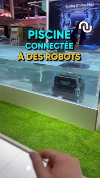 Les piscines toutes connectées ? Les robots de nettoyage font fureur au CES 2025