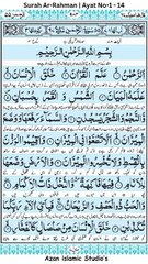 Surah Ar Rahman || Ayat No-1-14 || By Abdulla Al Khalaf