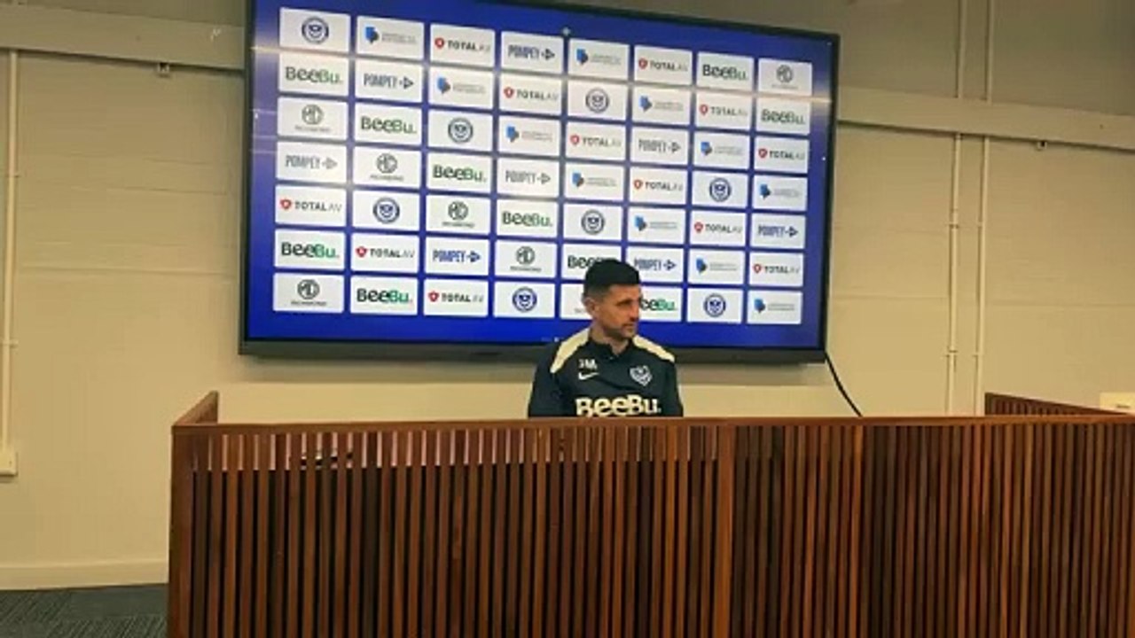 John Mousinho previews Portsmouth's FA Cup clash with Wycombe