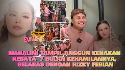 Tasyakuran 7 Bulan Kehamilan, Mahalini Tampil Anggun Kenakan Kebaya Selaras dengan Rizky Febian