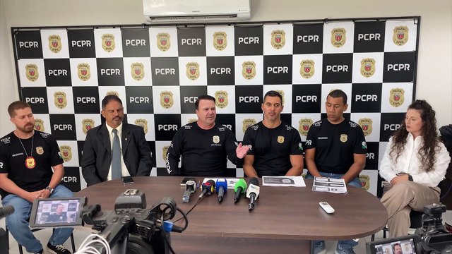 Delegados apresentam resultados das ações policiais realizadas em 2024 em Cascavel