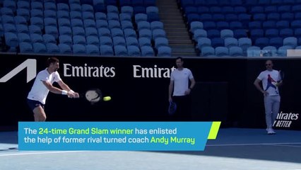 Djokovic trains alongside Murray ahead of Australian Open
