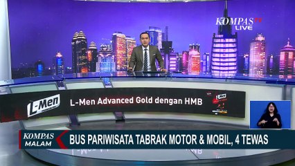 Terbaru! Detik-detik Kecelakaan Bus Tabrak Motor dan Mobil di Batu, 4 Orang Meninggal Dunia