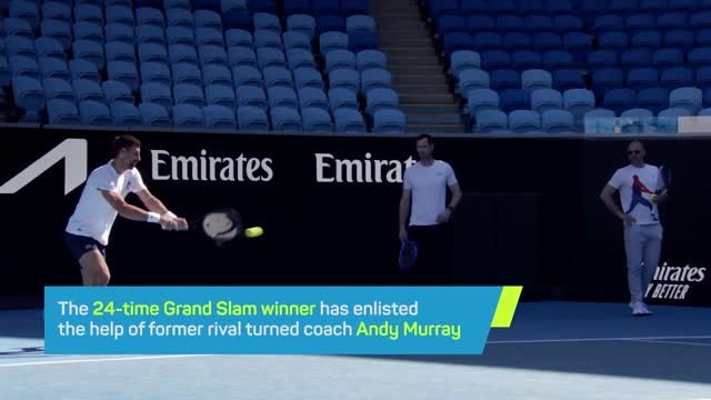 Djokovic trains alongside Murray ahead of Australian Open