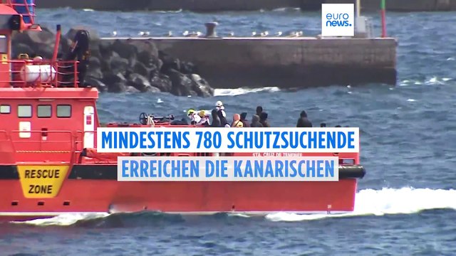 Mindestens 780 Migranten erreichen die Kanarischen Inseln in nur 24 Stunden