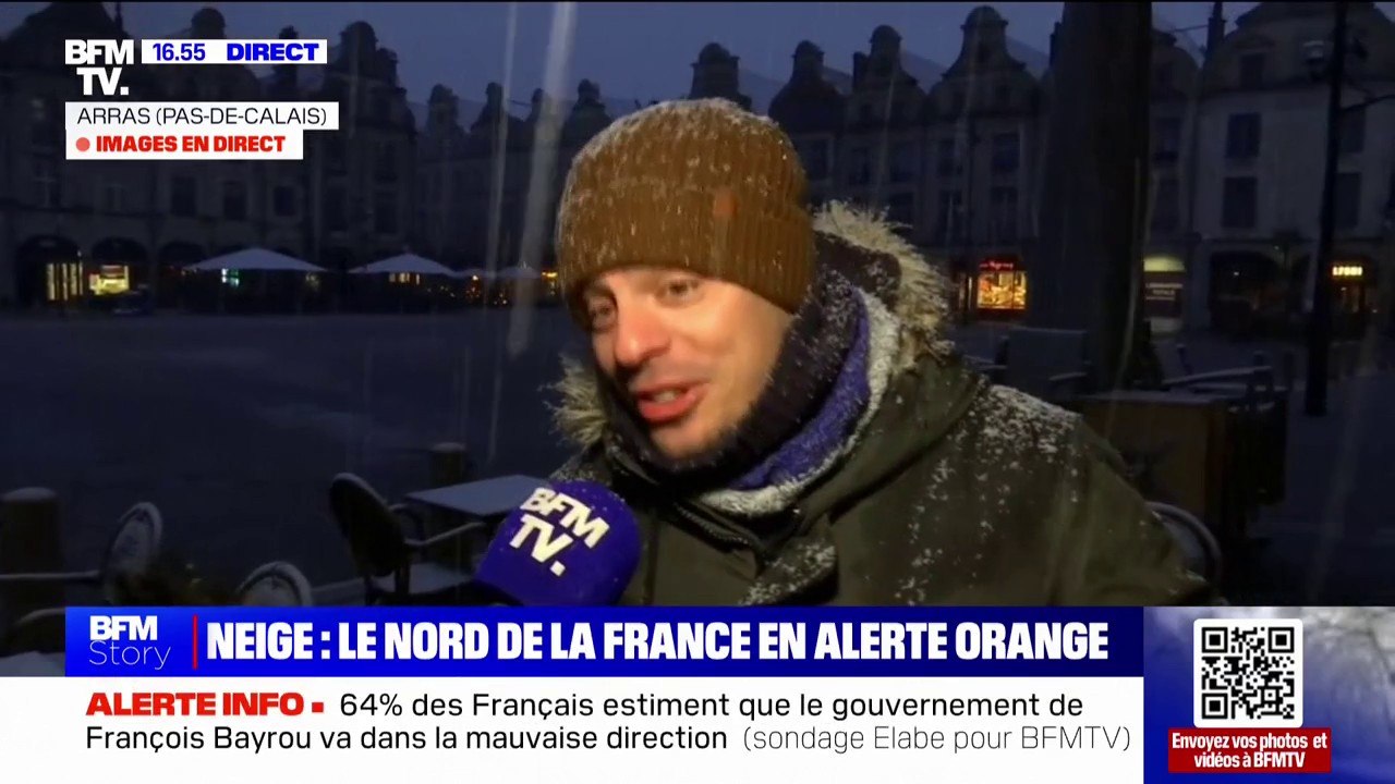 "J'ai acheté le blouson pour l'occasion": Jusqu'à 20 centimètres de neige attendus à certains endroits dans le Nord et le Pas-de-Calais