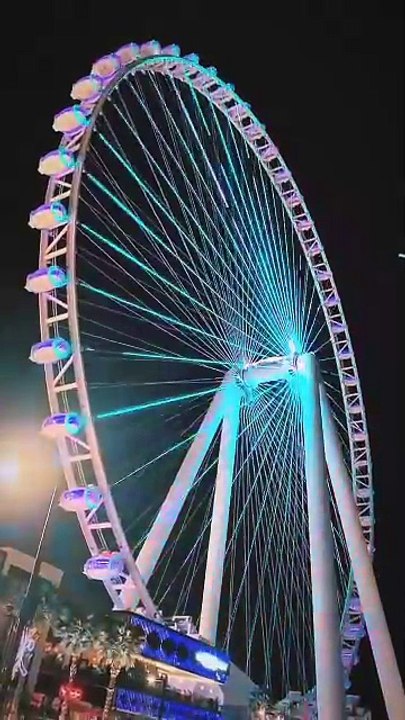 Dubai ka jhula night mein kaisa dikhta Hai Dubai park(720P_HD)