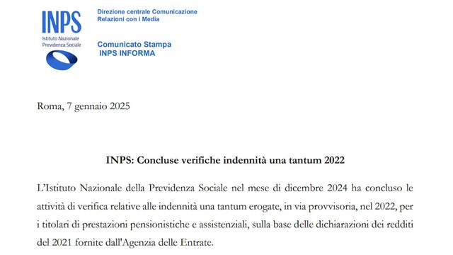 BONUS 150 EURO E BONUS 200 EURO: Al via il RECUPERO indebiti INPS