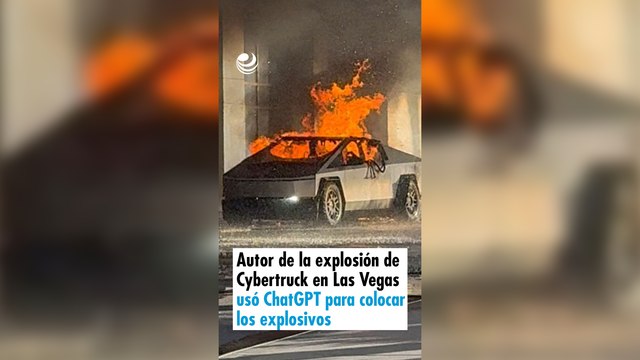 Autor de la explosión de Cybertruck en Las Vegas usó ChatGPT para colocar los explosivos
