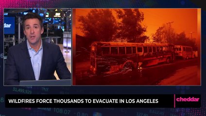 Wildfires Force Thousands to Evacuate in Los Angeles