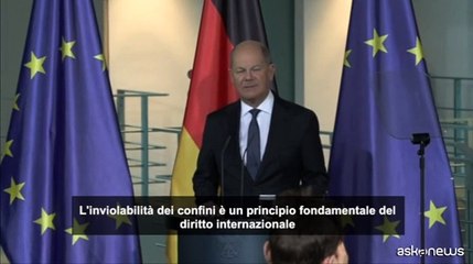 Scholz: "In Ue sconcerto per parole Trump su azione in Groenlandia"