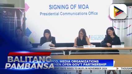 DBM, PCO, media organizations to strengthen open gov’t partnership