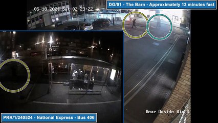 CCTV and arrest footage (Devon and Cornwall Police)