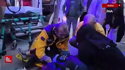 Bursa'da minibüsün çarptığı çocuk yaralandı