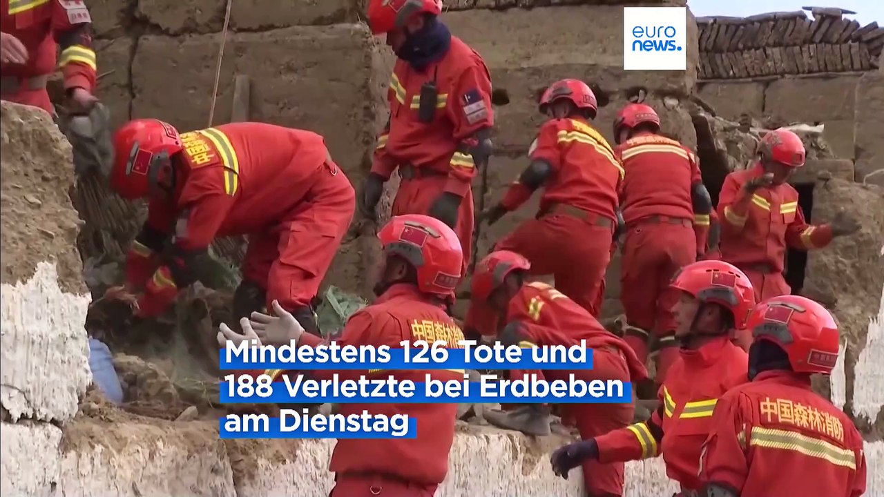 Mehr als 500 Nachbeben nach dem Erdbeben in Tibet - Rettungsarbeiten gestartet