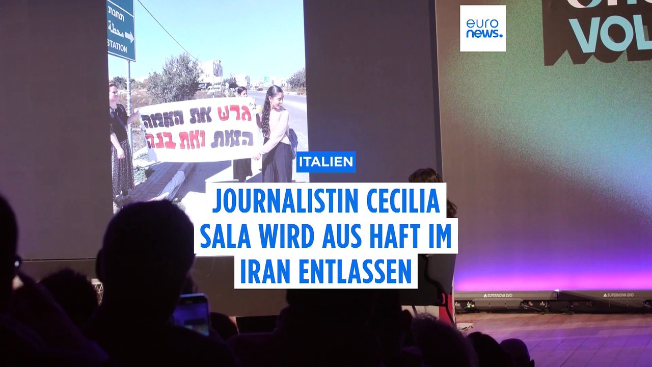 Nach drei Wochen Haft im Iran: Cecilia Sala ist frei