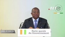 " Affaire " bateau chargé de nitrate d'ammonium au large d'Abidjan- Amadou Coulibaly (Porte-parole) rassure les populations