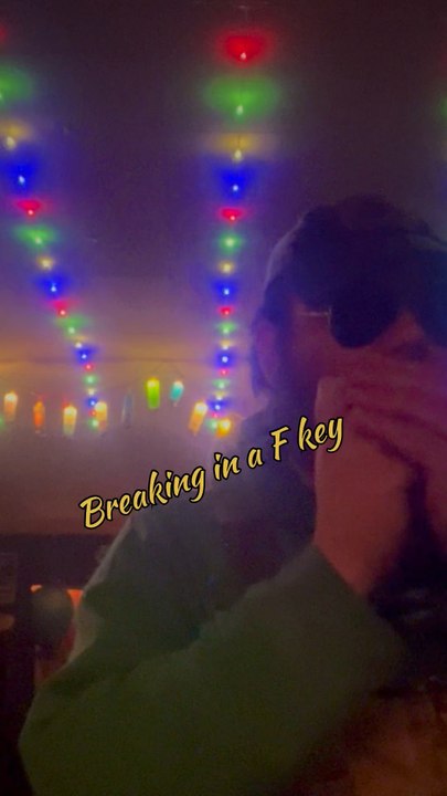 Breaking in a F Key.