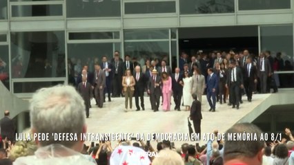 Lula pede 'defesa intransigente' da democracia em ato de memória