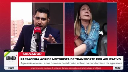 PASSAGEIRA AGRIDE MOTORISTA POR SE RECUSAR A ENTRAR EM CONDOMÍNIO