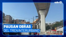 Suspenden obra del Tren Interurbano en Álvbaro Obregón