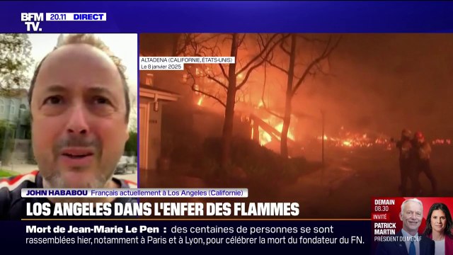 Incendies à Los Angeles: Nous sommes très inquiets d'une situation qui peut à tout moment basculer , raconte John Hababou, un Français vivant en Californie